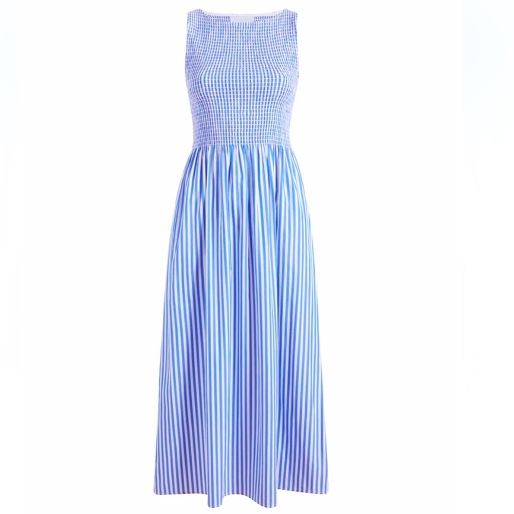 Hill House Blue and White Cosima Dress